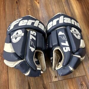 Ferland F 75 Leather Hockey Player Gloves Finger Design - Size Unknown